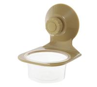 Garneck Multifunctional Abs Lizard Feeding Cup with Suction Cup Design for Chameleons and Geckos, Reptile Water Dish Preventing Tipping, for Terrarium Tank Use