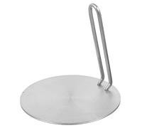 Garneck Multipurpose Metal Induction Plate Heat Diffuser with Removable Handle Double Sided Non Slip Heat Conducting Plate for Gas and Electric Stoves for Stable Cooking and Cookware