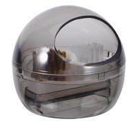 Garneck Nail Drill Bit Cleaning Brush with Wire and Nylon Bristles, Portable Small Detail Brush for Manicure Tool Cleaning, Suitable for Salon and Home Use, Black