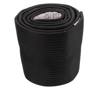 Garneck Nbr Wall Corner Protector Black Peel and Stick Garage Wall Guard Flexible Self-adhesive Trim for Edge and Inside Outside Corner Protection