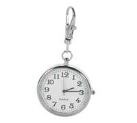 Garneck Nurse Keychain Watch Brooch Portable Pocket Watch for Nursing Infection Control Design Small Metal Hanging for Women and Students
