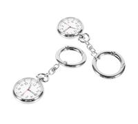 Garneck Nurse Pocket Watch Keychain Chic Zinc Alloy Exam Timing Watch for Nurses Students and Doctors as Or Decor