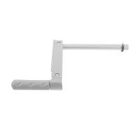Garneck Nursing Bed Crank Handle White Foldable Manual Height Adjuster Replacement for Hospital and Home Care Beds Sturdy Crank for Senior Patient Use