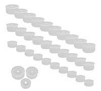 Garneck Oral Dispenser Bottle Adapter Plug 150Pcs Press-Type Reusable Stopper Kit with Multiple Sizes for Accurate Liquid Medicine Dosing for
