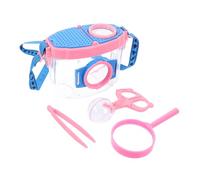 Garneck Outdoor Exploration Bug Catching Kit with Magnifying Insect Observation Box Clamp and Tweezers for Science Learning and Educational Insect Viewer for Classroom and