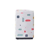 Garneck Outdoor Furniture 1pc Washing Machine Cover, Dryer Protection Cover Automatic Washing Machine Cover, Easy Use Design Case Cloth Washer for Home (Geometric Clamshell)
