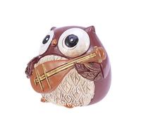 Garneck Owl Sway Decoration Resin Ornament for Home Bar Creative Design Animal Statue Unique Resin Decoration for Living Garden Ornaments Outdoor Quirky Decor for Mothers Day Owl