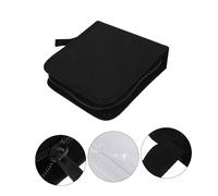 Garneck Oxford Mini CD Storage Bag Capacity Lightweight Protective DVD Case Scratch Resistant Disc Holder Portable Storage Organizer for Travel and Home
