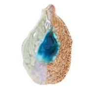 Garneck Oyster Shell Irregular Porcelain Plate Multi-Functional Large Capacity Easy to Clean Ideal for Home and Family Gatherings