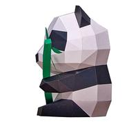 Garneck Panda Paper Model Toy 3d Origami Craft for Home Entertainment Boys and Project