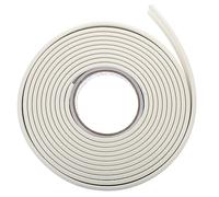 Garneck Peel and Stick Self Adhesive Flexible Molding Trim Sticky Wall Border Lines Wallpaper Caulk Strip for TV Background Interior Decoration 5mx3cm White
