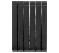 Garneck Piano Keytops Replacement Set 6Pcs Black Plastic Flats Keys for Universal Piano Repair Accessories with User-Friendly Installation