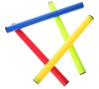 Garneck Plastic Relay and Racing Competition Tools 4pcs for Track and Field Relay Races, Lightweight Random Color for Adults in Sports Use