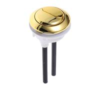 Garneck Plastic Toilet Flush Button Round Dual Flush Abs Universal Fit Easy Cut Rod Repair Push Button Random