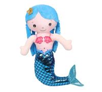 Garneck Plush Mermaid for Soft Stuffed Animal Cute Design for Nap Travel Play Birthday Comfortable Versatile Pillow Blue