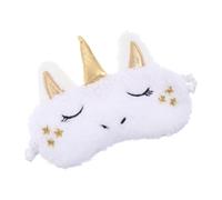 Garneck Plush Sleeping Blindfolds Adorable Unicorn Eye Cover White Soft Material for Eye Mask Cooling for Mask for Sleeping Scenario