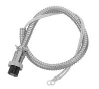 Garneck Popcorn Machine Power Cord Replacement Cable 2-pin 15mm Heavy Duty Kettle Wiring Harness for Commercial Popcorn Makers Suitable for Theater and Home Use