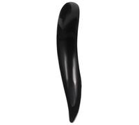 Garneck Portable Black Horn Scraping Stick Acupuncture Massage Tool 15-18cm Guasha Body Massager for Neck and Shoulder Relaxation