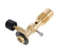 Garneck Portable Gas Torch Head Brass Bunsen Burner with Combustion and Tightly Sealed Features, Laboratory Heating Tool and Outdoor Brass Portable Bunsen Burner for Lab Heating Equipment