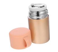 Garneck Portable Insulated Soup Cup Thermal Food Jar with Spoon Vacuum Thermal Porridge Container for Students and Office Ladies Wear Resistant Base Keeps Food Hot for Hours