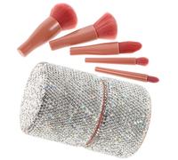 Garneck Portable Makeup Brush Set Luxurious Eye Brush Set with Dust and Organizer Makeup Cosmetics Tools for Travel and Parties