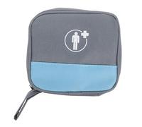 Garneck Portable Medicine Pouch Compact Emergency Bag with Compartments Handheld Travel Organizer for Medication Storage and Protection Outdoor Trips