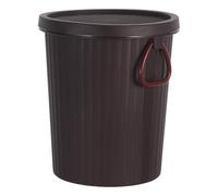 Garneck Portable Plastic Tea Leaf Trash Can with Lid 8l Capacity Modern Chic Tea Residue Dustbin in Living Room Or Office