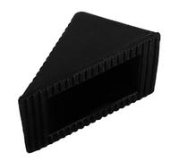 Garneck Portable Rubber Wheel Stop Control Chock with Non Slip Base for Cars and Trucks Heavy Duty Triangle Pad for Vehicle Parking Safety and Wheel Protection