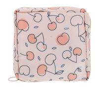 Garneck Portable Sanitary Napkin Storage Bag and Women with Large Capacity and Sturdy Polyester Material Featuring Unique Closure Design, Cute Cartoon Patterns for Business Trips