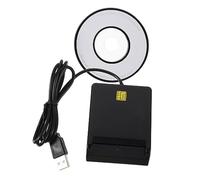 Garneck Portable USB Smart Card Reader for Windows Vista Multi Function USB Device for Id Atm Sim Cac Cards High Speed Data Installation