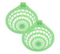 Garneck Practical Bird Nest Container for Organised Nesting 2 Pcs Light Green Sealed Storage Holder with Wear Resistance and Fall Resistance for Small Birds