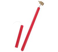 Garneck Precision Paint Pen 0.7mm Slanted Tip Anti Drip Fluid Writer | Designers and Artists, Red Aluminum Plastic Build, Includes Cleaning Tool for Paper and Metal