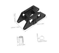 Garneck Printer Structural Plate Y Gantry Rail Printer Foundation Kit Extruder Support Bracket 3d Back Plate Shaft Guide Gantry Guide 3d Black
