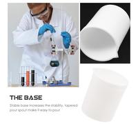 Garneck Ptfe Laboratory Beaker High Chemical Resistance Scientific Measuring Cup for Education Research and Chemistry Use