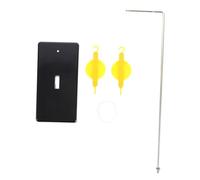 Garneck Pulley Block with Bracket for Physics Experiment Plastic Pulley Kit for School Science Lab Interactive Teaching Tool for Mechanics and Home Learning