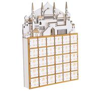 Garneck Ramadan Wooden Countdown Calendar with LED Light, 30-Day Muslim Advent Decor with Small Drawers for Eid Party and Ramadan Festivities