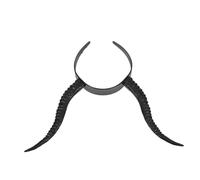 Garneck Realistic Devil Horns Headband Gothic Witch Hair Hoop for Halloween Cosplay Lightweight Plastic Horn Props for Women Men Reusable Spooky Party Accessory
