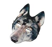 Garneck Realistic Halloween Wolf Head Mask for Adults Scary Werewolf Face Material Breathable Comfortable Masquerade Cosplay Accessory for Halloween Parties and Costume Events