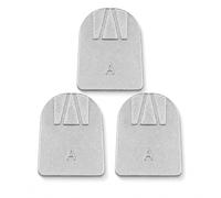 Garneck Rear View Mirror Bracket Adapter Plates, 3 Pcs Metal Back Plate Panel for Car DVR Dash Cam Mirror Mount, Streaming Media Rearview Installation Accessories