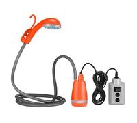 Garneck Rechargeable Portable Shower Pump for Camping and Hiking High-capacity Battery Stable Water Flow Outdoor Shower for Travel and Emergency Use Compact Multifunctional Pump