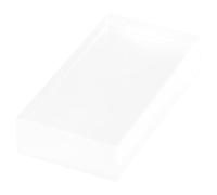 Garneck Rectangular Frosted Glass Block for Refraction Physics Experiments Classroom Teaching Instrument Optical Demonstration Tool for Light Reflection and Refraction