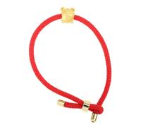 Garneck Red Cord Bracelet with Braided Tiger Knot Lightweight Fortune String for Men Women Symbolic Wristband for Protection and Luck Gift
