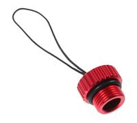 Garneck Red Scuba Tank Valve Dust Cap Threaded Gas Bottle Plug Lightweight Cover for Diving Equipment Storage and Protection