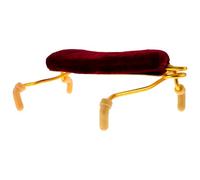 Garneck Red Violin Shoulder Rest Accessory with Simple Installation and Comfortable Playing Support Made of Alloy and Lint for Violin Playing