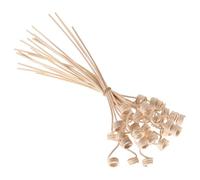 Garneck Reed Diffuser Sticks and Serve as Ornament 20pcs Khaki Made of Dried Flower and Wood Essential Oil Aroma Diffuser Rods to Distribute Smell Well for Indoor Decor