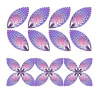 Garneck Resin Shell Charms Easy to Store 20pcs Miniature Shell Ornaments for DIY Phone Case Decor for Picture Frames and Food Crafts