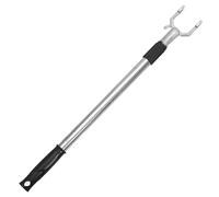 Garneck Retractable Clothes Pole with Telescoping Reach Sticks, Stainless Steel Alloy Material, Smooth Surface, Adjustable Length 56-91cm, for Household Use and Extended Closet Pole