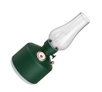 Garneck Retro USB Humidifier Night Light for Home Bedroom Office Vintage Style Skin Care Mister with Romantic Atmosphere Moisturizing Air Quality Enhancer Green Decorative Lamp