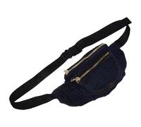 Garneck Retro Washable Denim Chest Bag for Women Fashion Cross Body Waist Bag Durable Non Slip Design Stylish Retro Look Comfortable Soft Denim for Casual Outings
