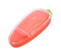 Garneck Reusable Clear Plastic Divided Snack Box with Lid Compartment Abs Storage Container for Dried Fruit Veggie Tray Nuts Organizer Large Capacity Food Holder for Meal Prep and Table